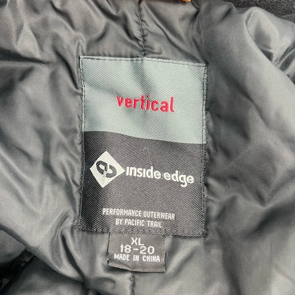 Pacific Trail Vertical Inside Edge Unisex Outwear Parka Jacket Yellow Youth XL